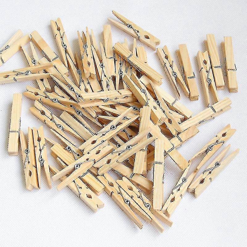 36 hardhouten wasknijpers