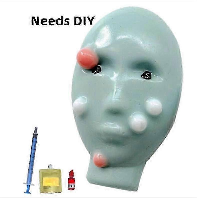 Stress relief toy for pimple popping with tools