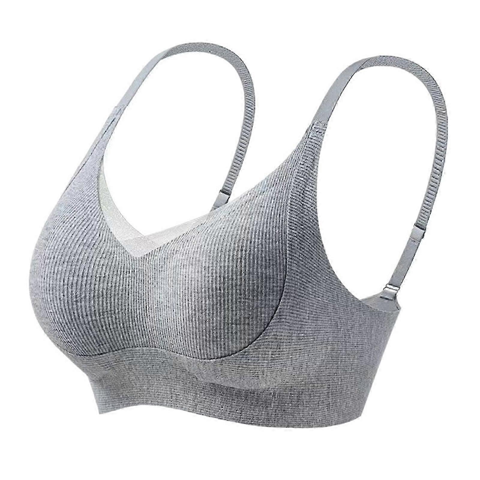 Lightweight Support Bra For Women Adjustable Strap Design No Irritating Invisible Edges Daily Wear Underwear Bralette color XXL Cs