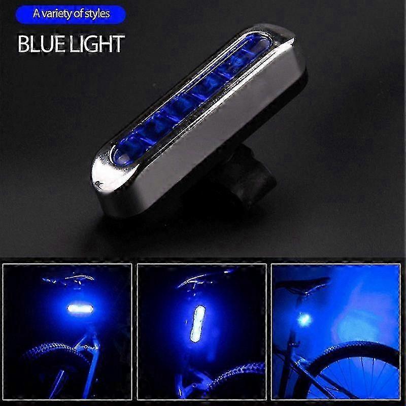 Lampe de vélo haute luminosité 5LED rechargeable par USB pour la sécurité de la conduite de nuit