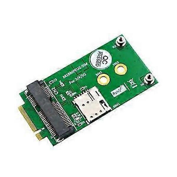 NGFF M.2 B Key Interface to Mini PCI-E MPCIE Wireless Adapter Card for 5G 4G 3G LTE GSM Module with NANO SIM Card Slot