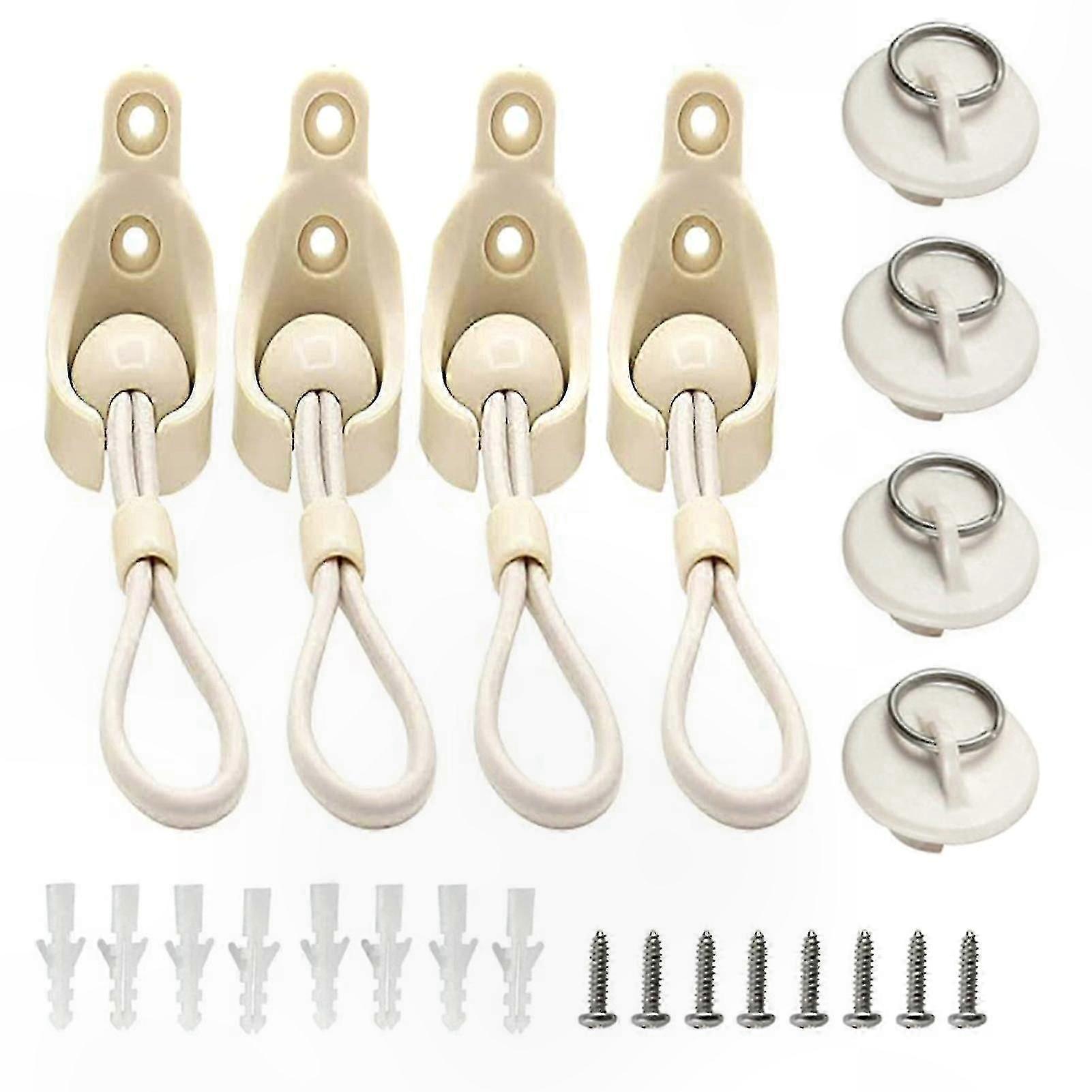 Universal Elastic Bungee Cord Kit with End Caps for Shade Structures