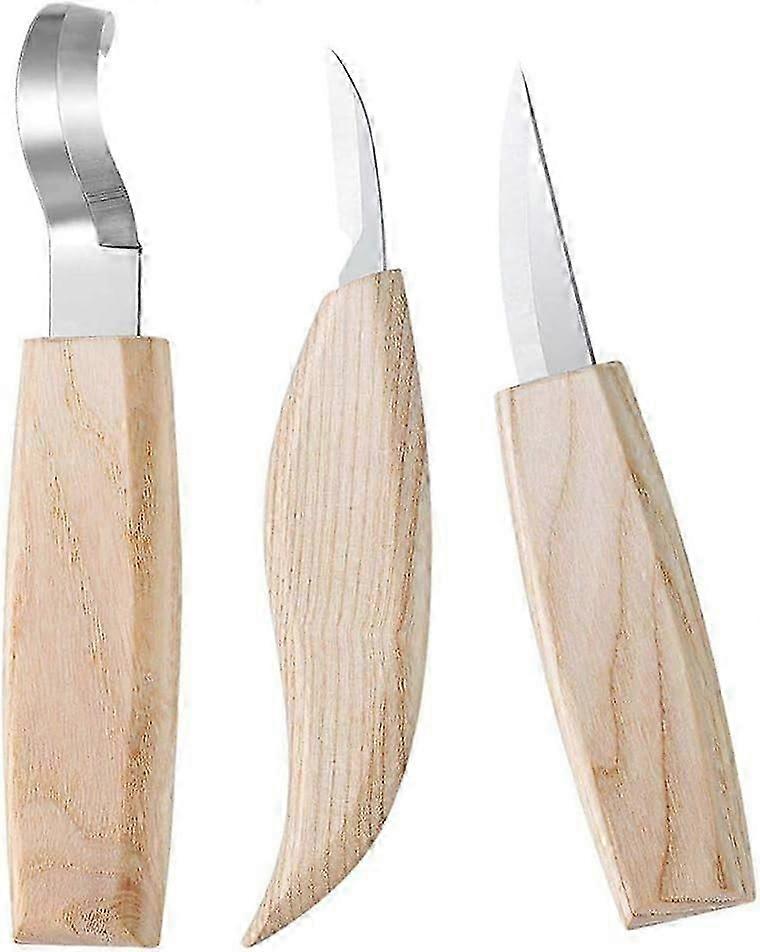 2025 Latest Model Wood Carving Tool Set, Walnut Carving Knife Set, Includes Carving Hook Knife,