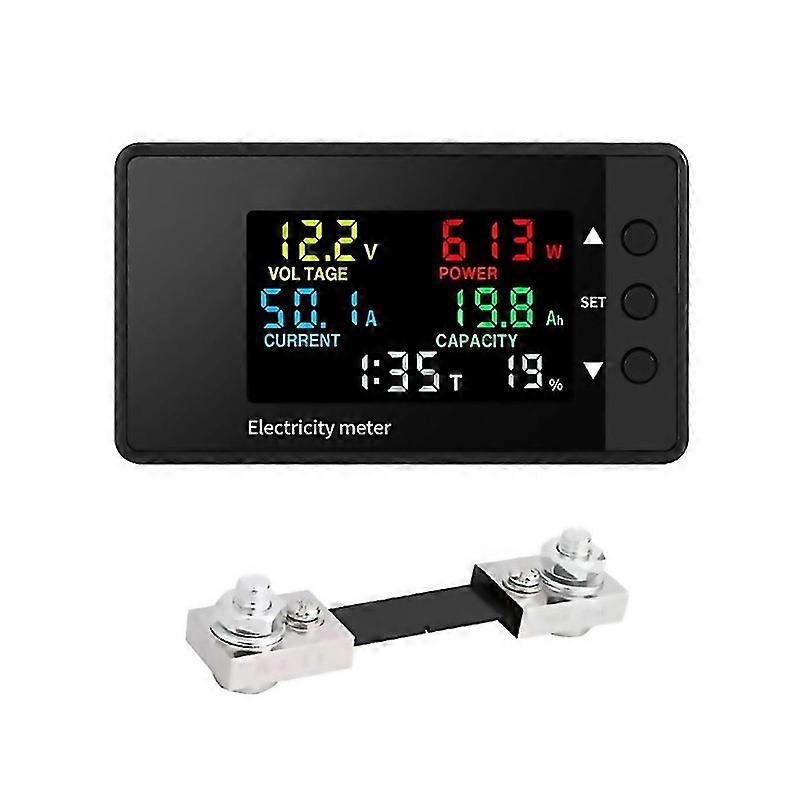 For 6in1 Voltmeter Ammeter Dc 75100v Wattmeter 0100a