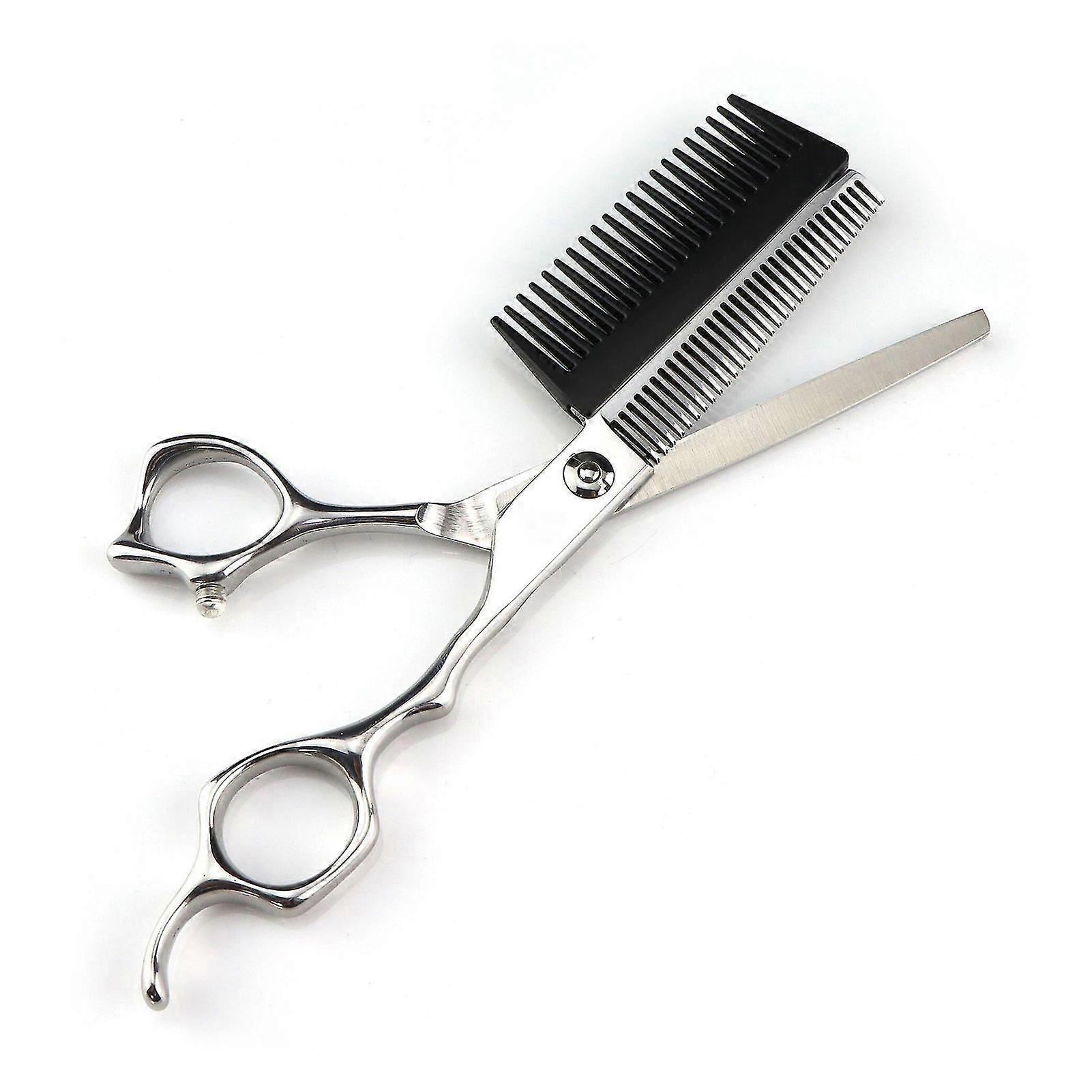 2 in 1 hair scissors with comb for salon use