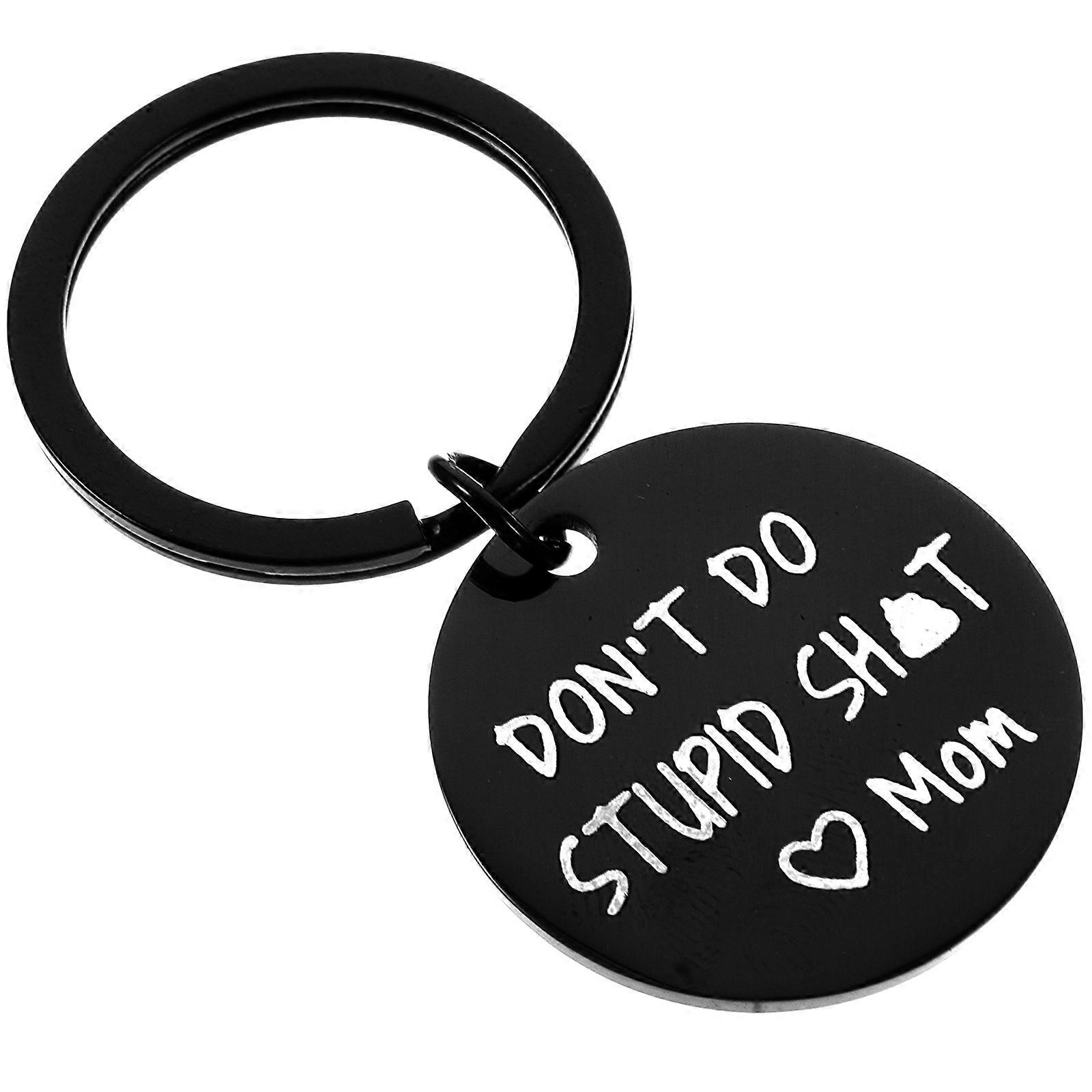 Mother's Day Keychain Stainless Steel Key Chain for Bag Hanging Adorn