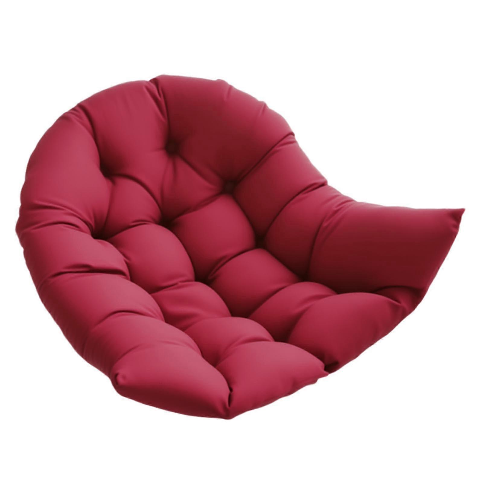Hanging Basket Chair Cushion, Washable Design for Indoor, Dark Red Ref: 4602