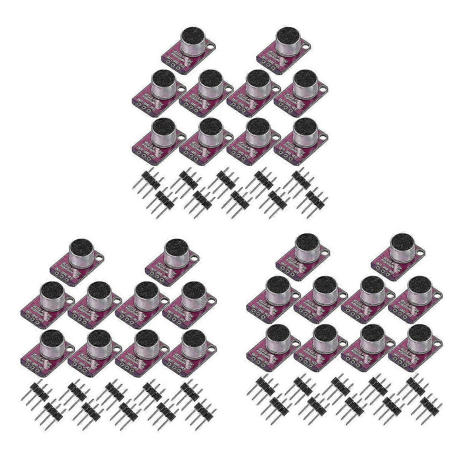 10 PCS Microphone Amplifier MAX4466 Module Board for