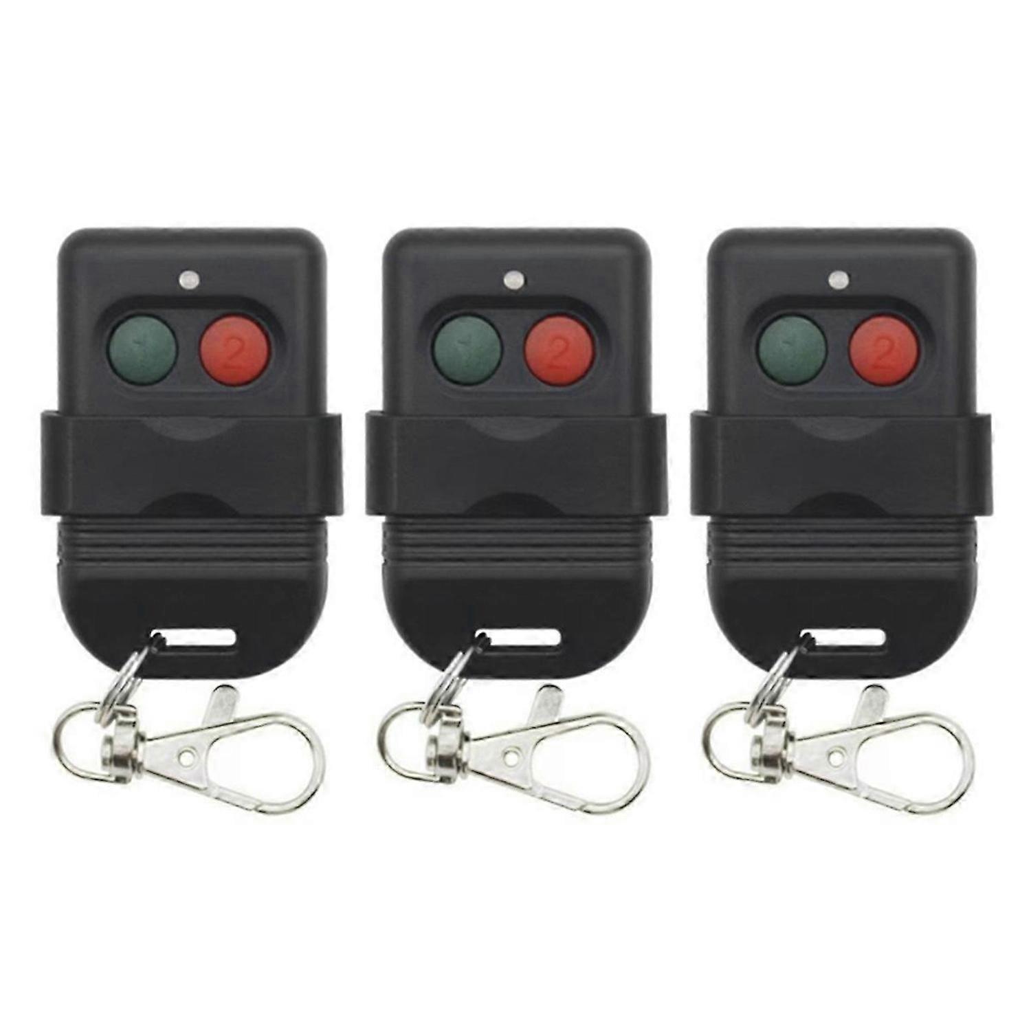 3pcs 330MHz Auto Gate Remote Controller SMC5326 8Dip Switch Duplicator Wireless Keyfob Garage Door O