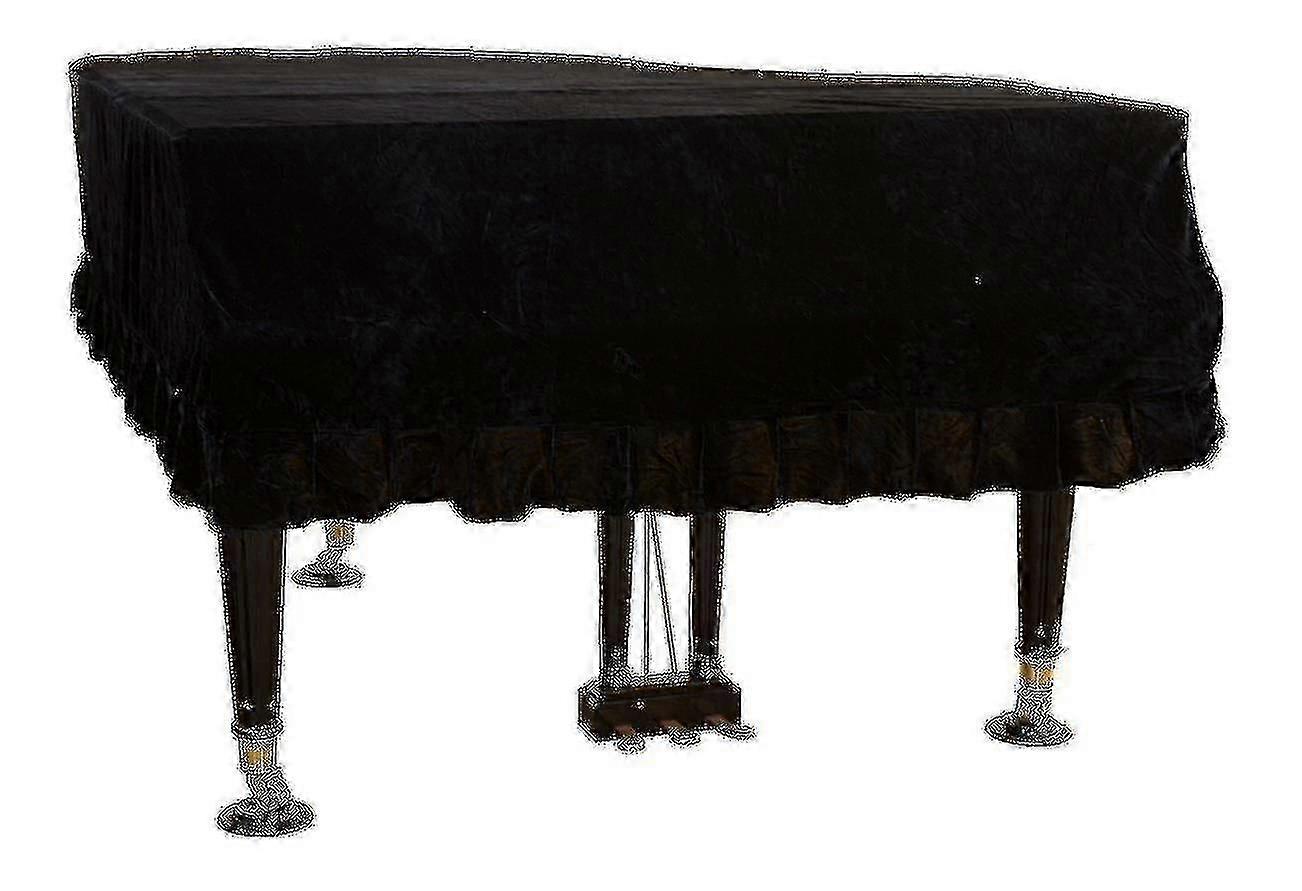 Velvet Grand Piano Cover Piano Cover-antistatic Non-stick Ash-hao