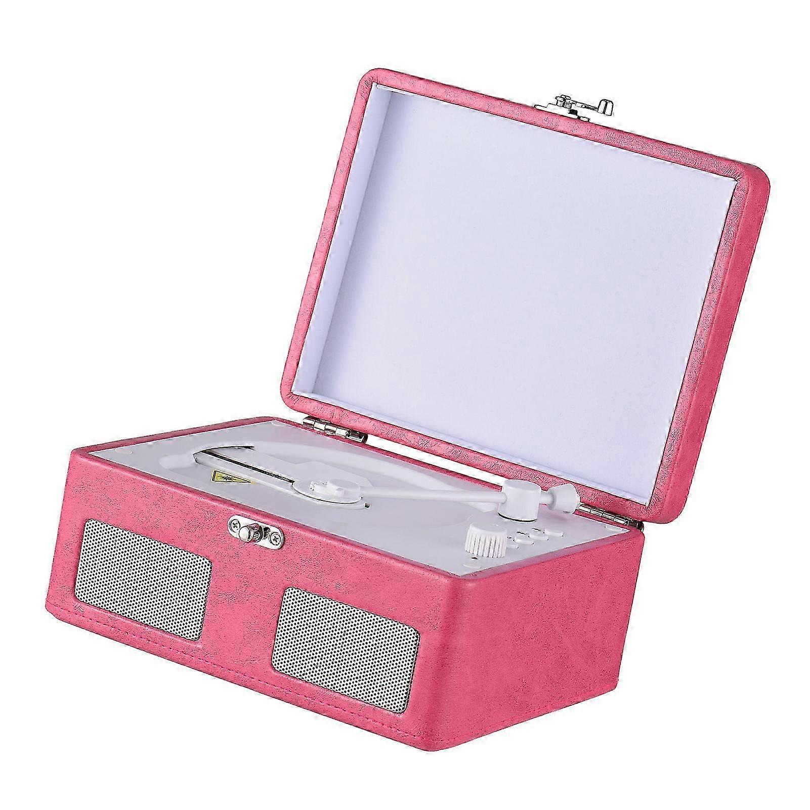 Portable Retro CD Player with Remote, 2 Speakers, BT & USB, Rechargeable for Home in Europe 2025