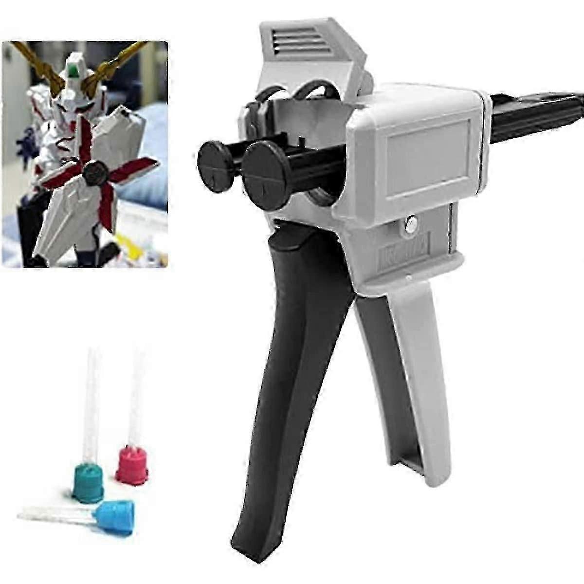 Dispensing Gun Ab Epoxy Dispensing Gun for Mixing 1:1/2:1 Ab Scale Impression Mixing Dispensing Gun Kit