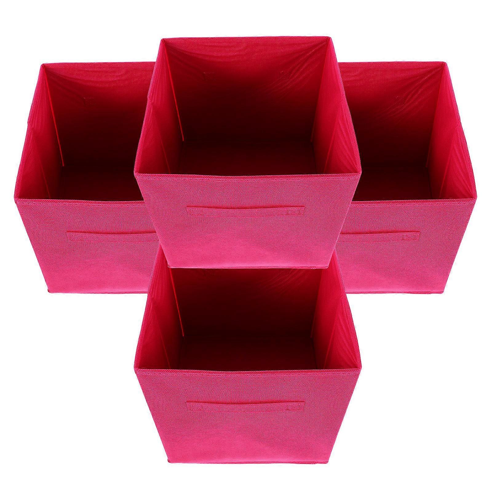 Organizer Cube Storage Bins Foldable For Home Organization Office Use And Collapsible 28.50X28.50X28.50CM 4Pcs