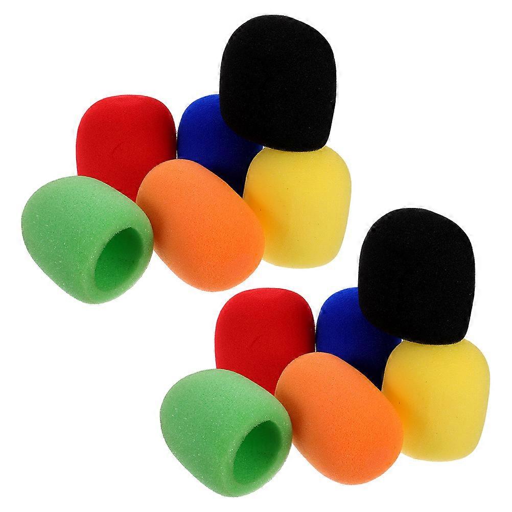 Thickened Microphone Sponge Covers for Stage Mic Protection 18Pcs