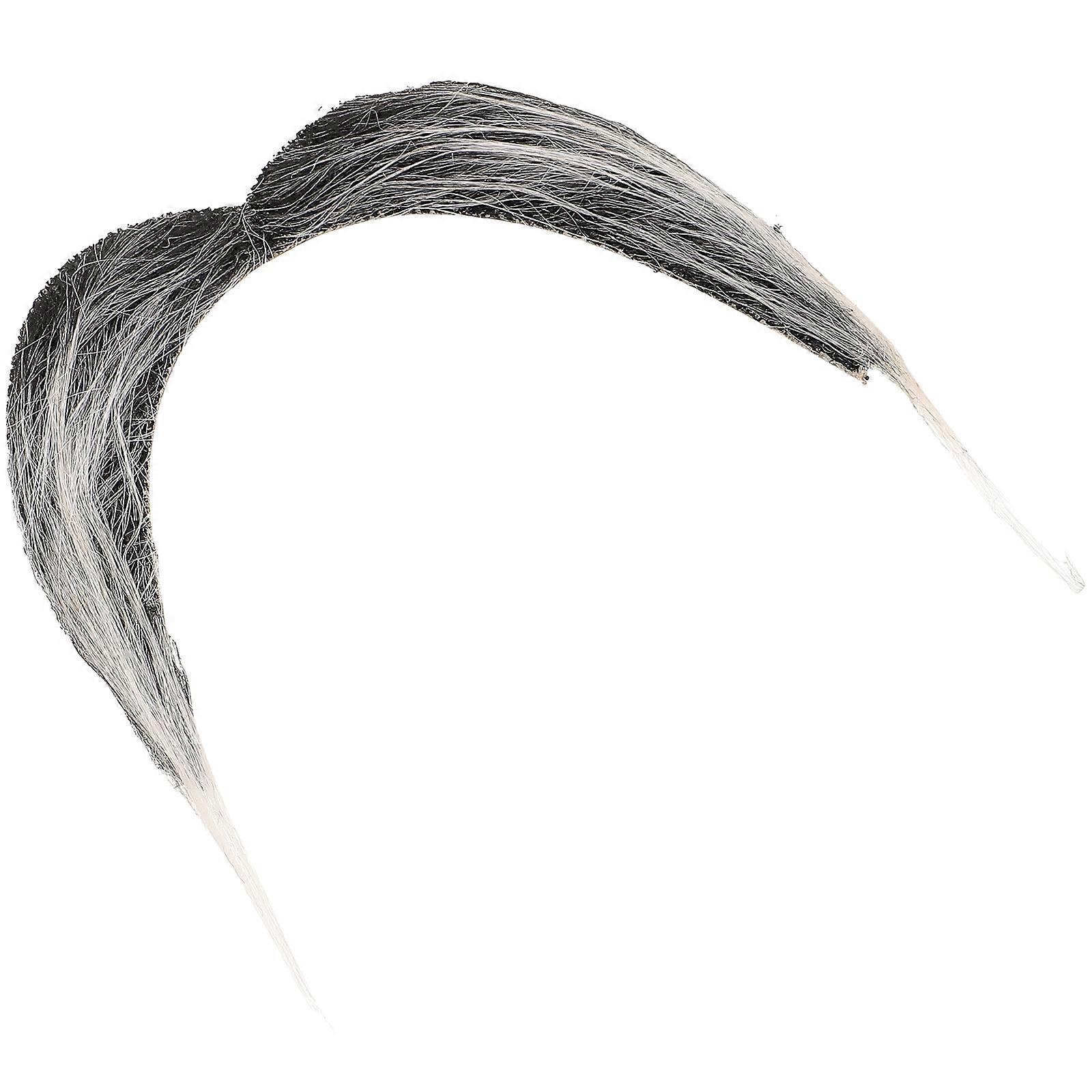 Artificial Mustache Realistic Beard for Decoration 5Pcs Black Fabric Pack