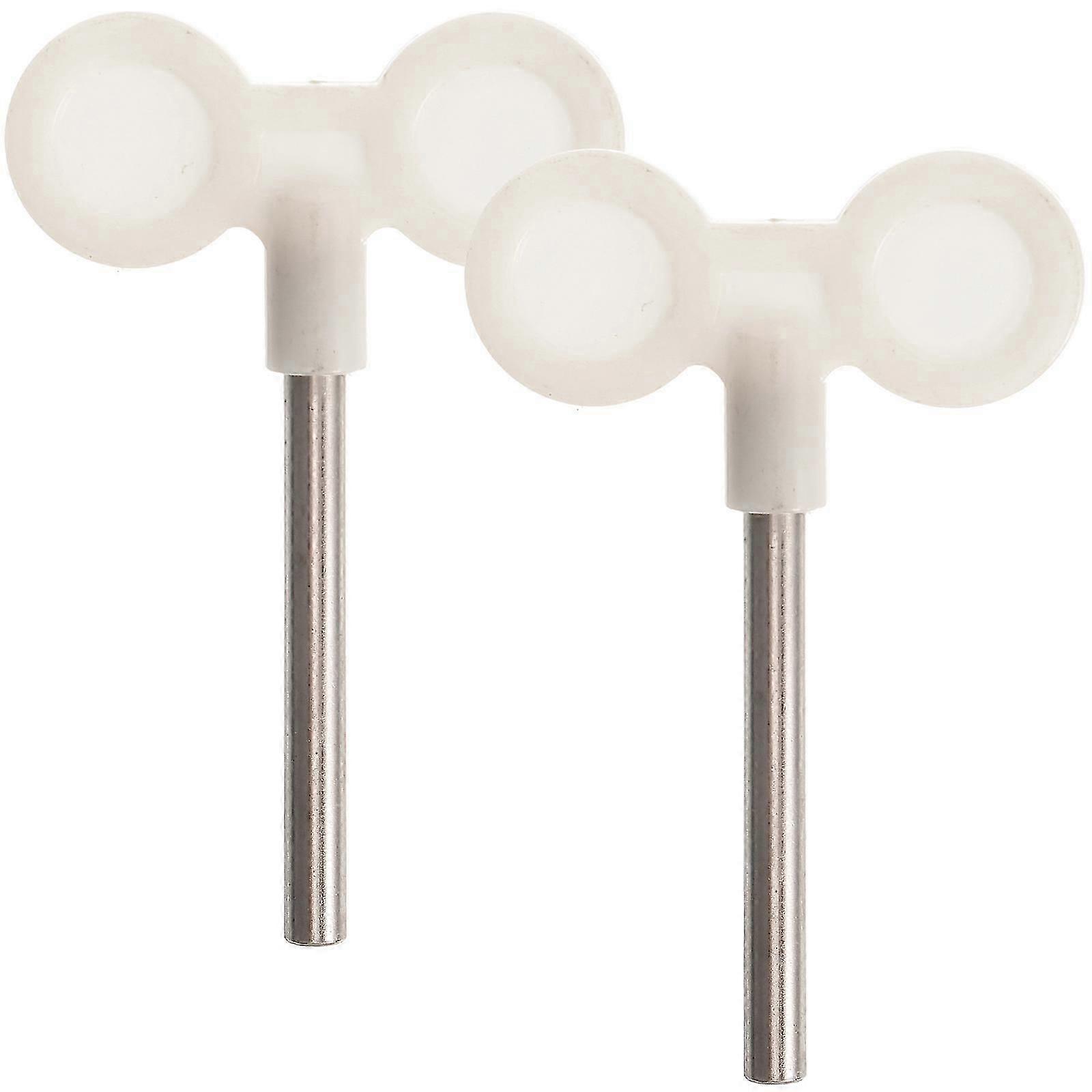 オルゴール45mmのオルゴールの巻取り機の部品の音楽的なメカニズムのキーのための2pcs巻上げキー