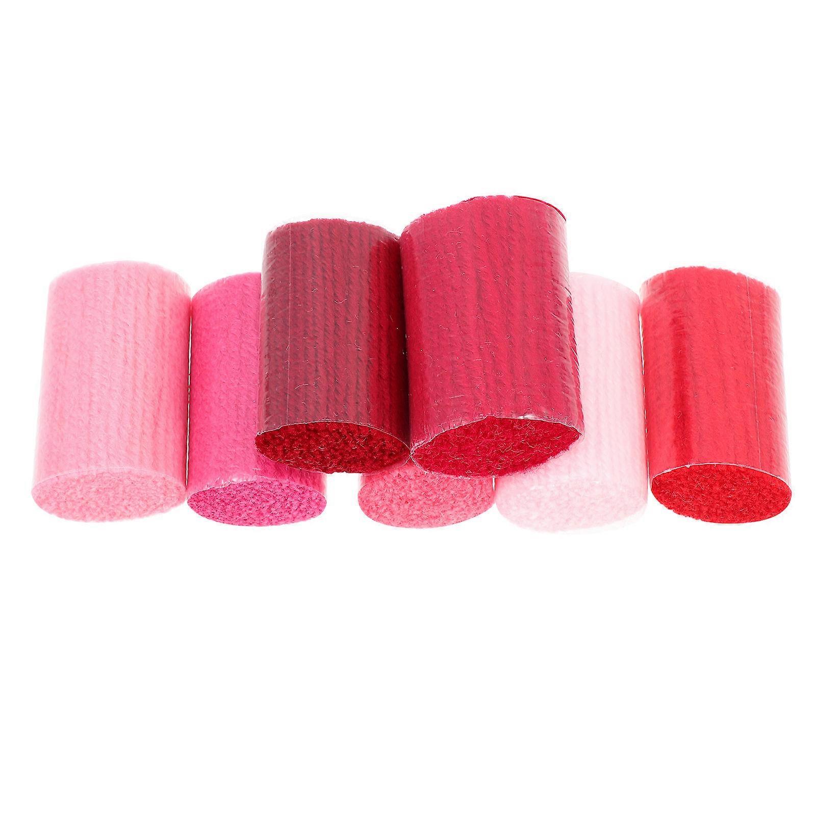 DIY Carpet Yarn Latch Hook Yarn for Decor 7Pcs Assorted Color Pack