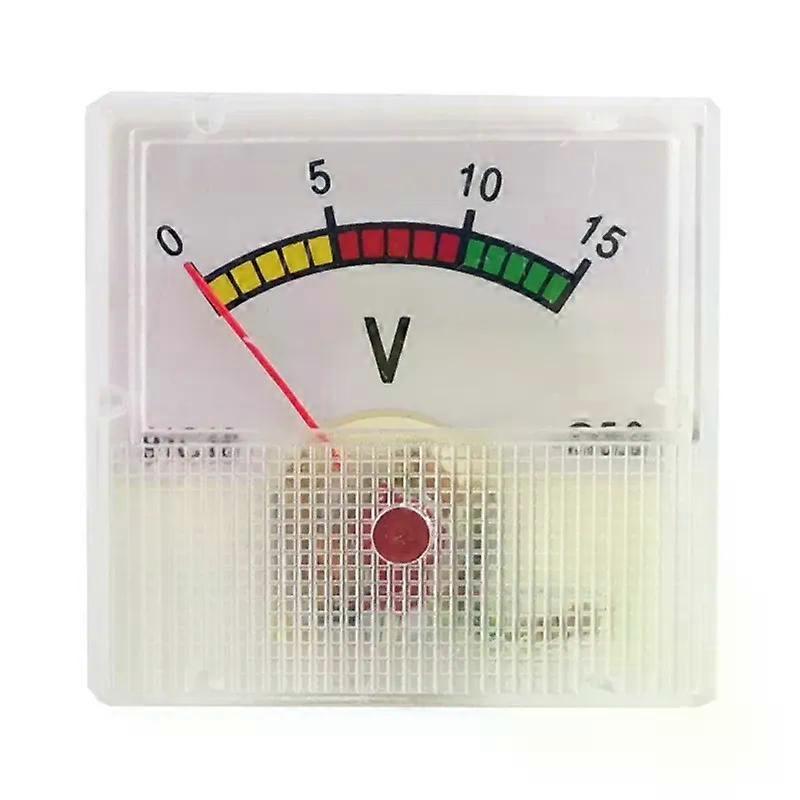 DC15V Analog Panel Meter DC0-15V Voltmeter Guage Electric Accessories