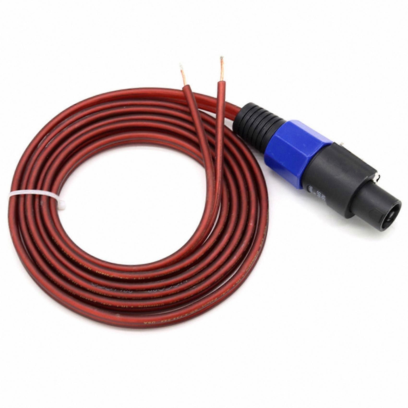 Bare Wire Speaker Cable with Open End, Connects to Speaker Systems