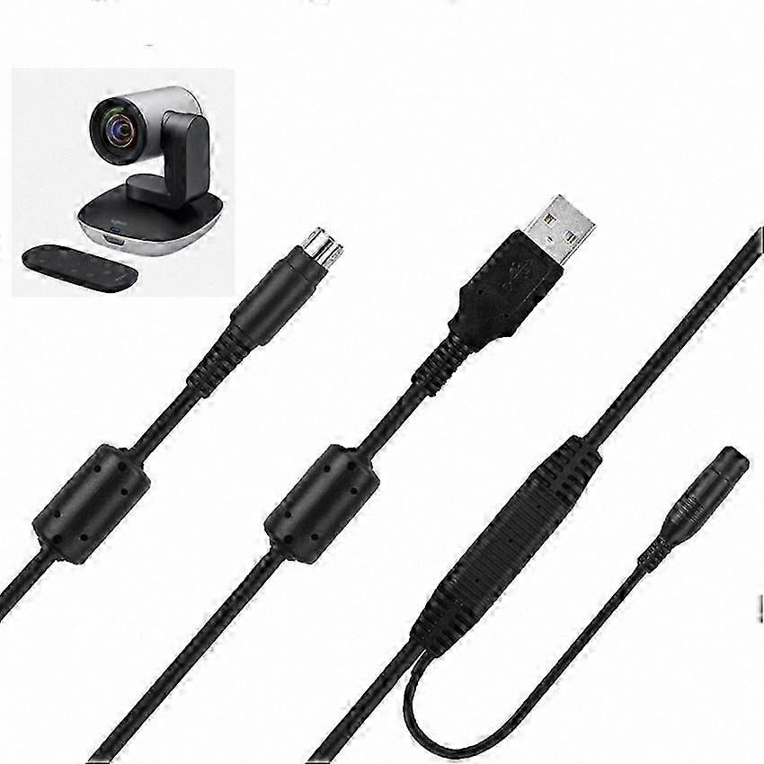 Power and Data Cable for Conference Cameras, Compatible with PTZ Pro and CC Series Models