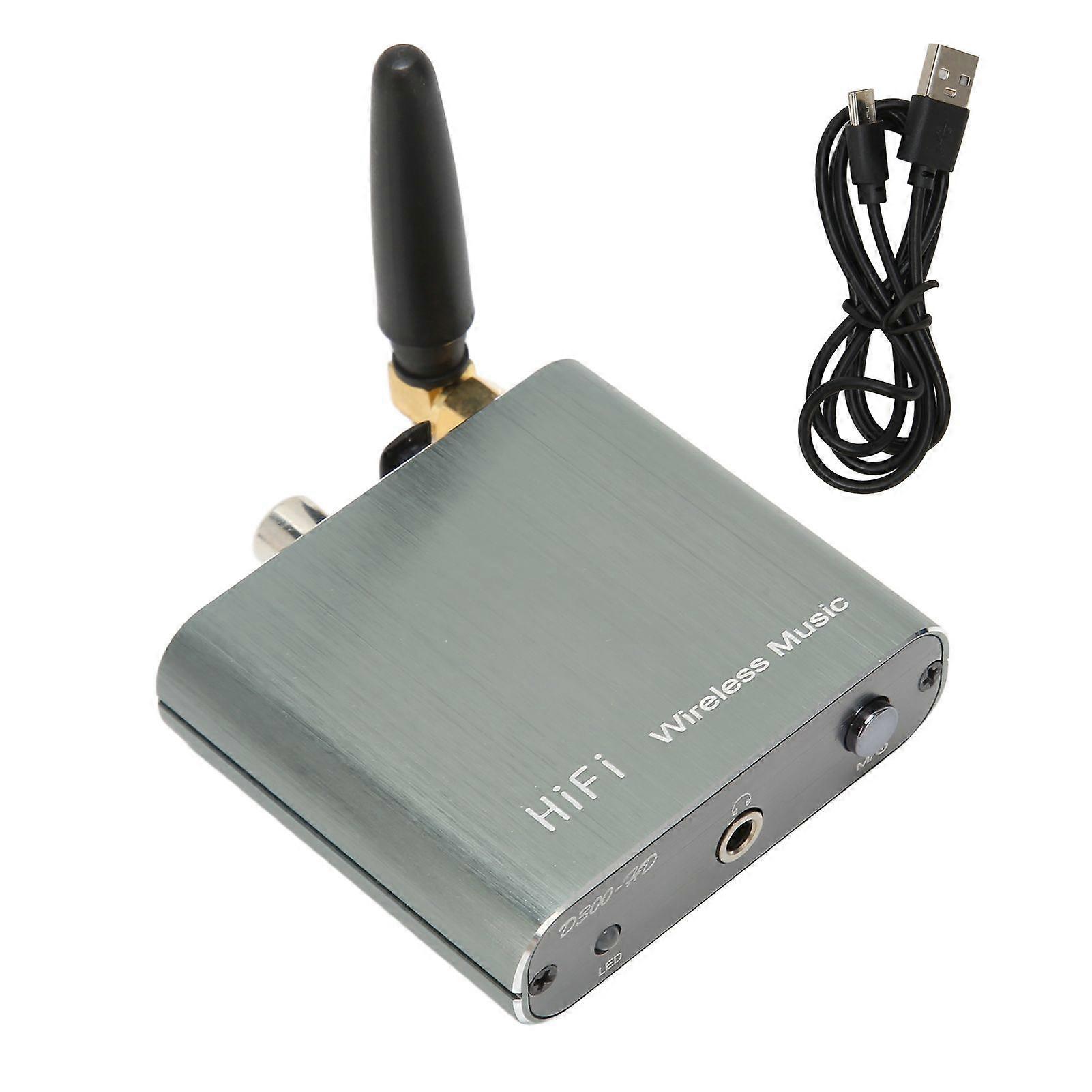 Bluetooth 5.2 Receiver Low Latency AUX Optical Coaxial Output Support APTX Codec Wireless Music Adapter for Speaker