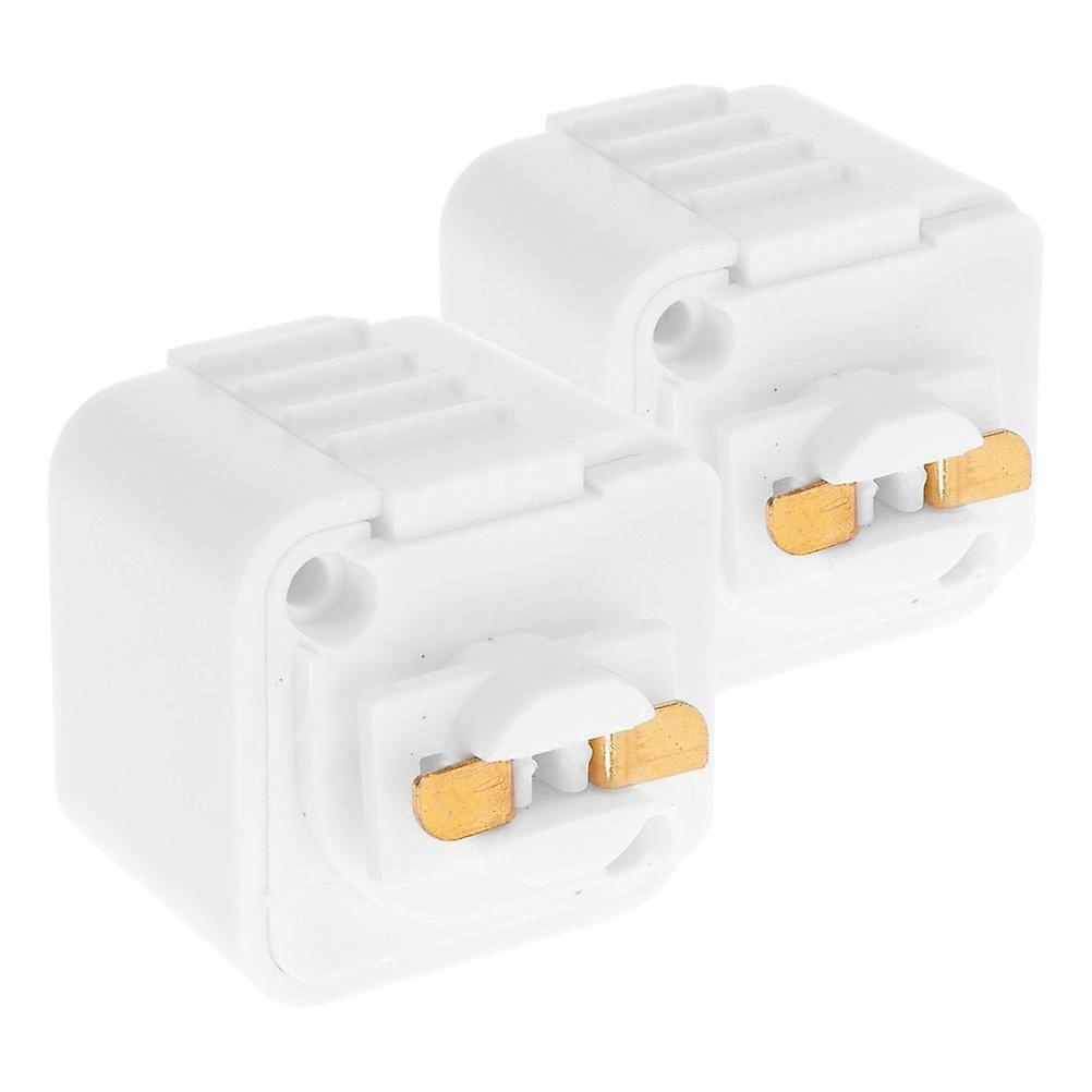 10Pcs LED Track Socket Adapter Rail Connector for Home Lighting
