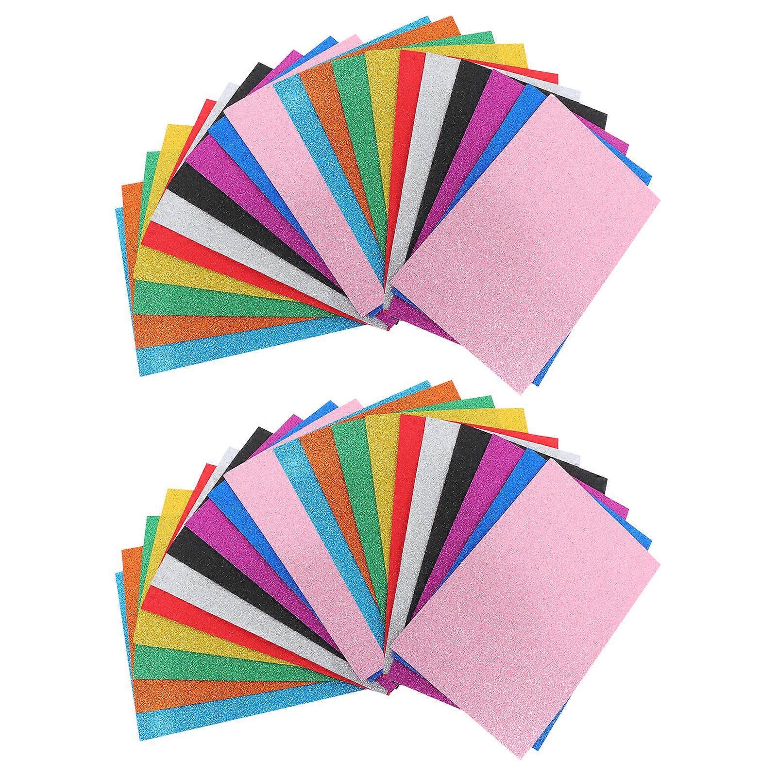 Colorful Sponge Paper DIY Handmade Supplies for 100Pcs Craft Making