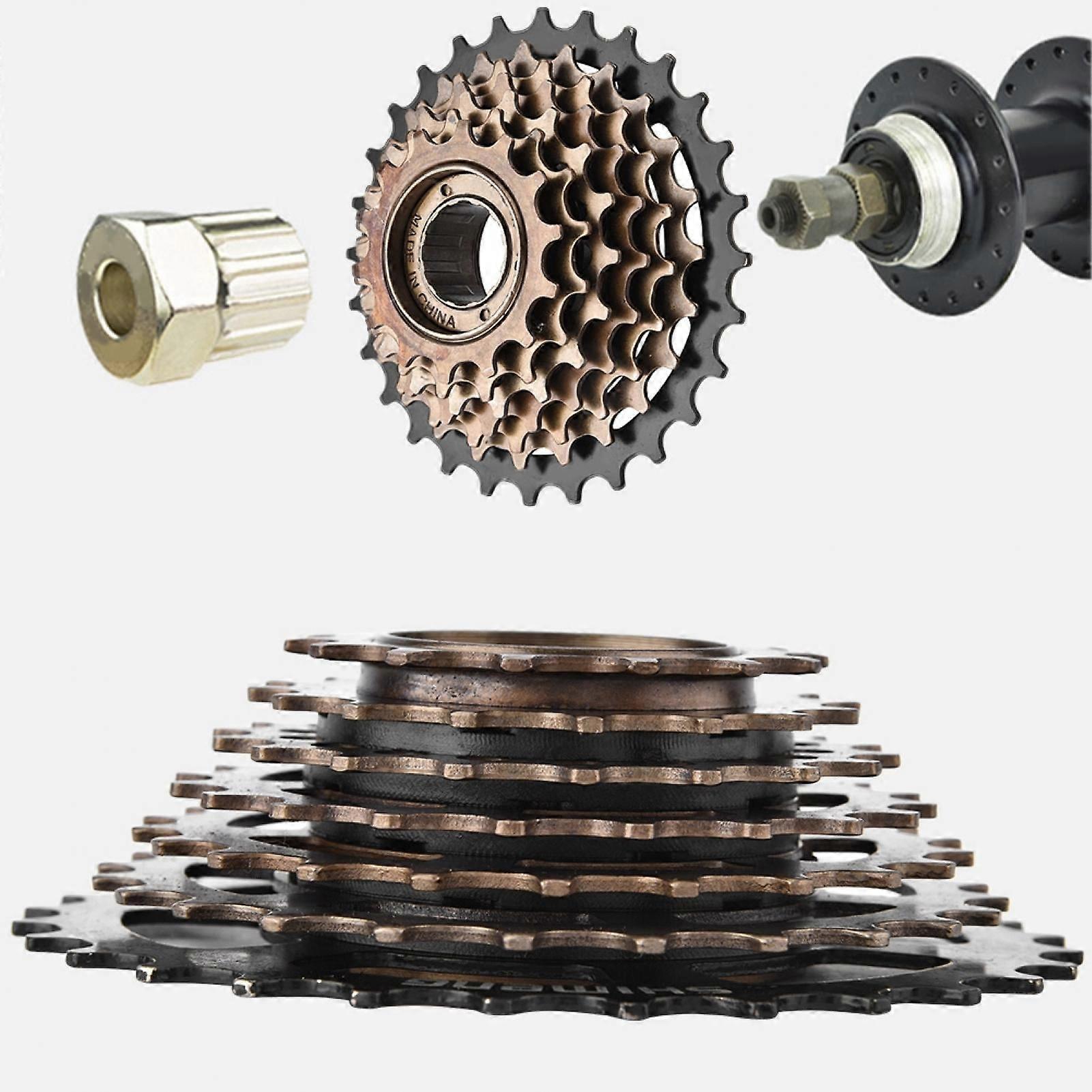 Tebru 7 Speed Freewheel Stainless steel Cassette