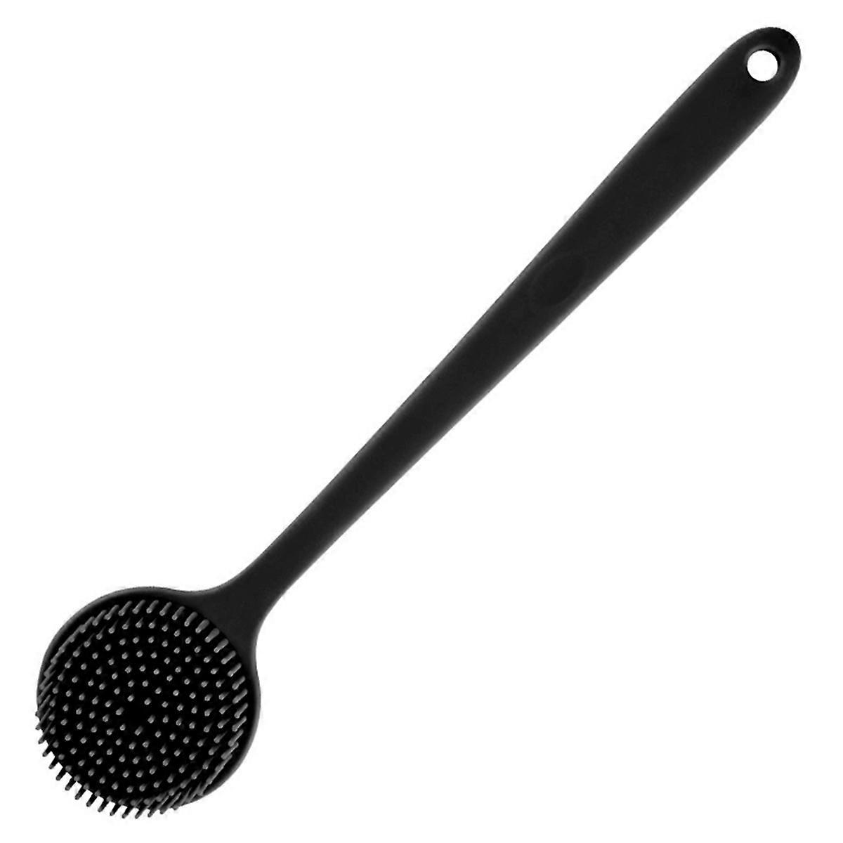 Silicone Long-Handled Bath Brush Cleaning Massage Brush Lazy Back Scrub and Scrub Tool Double-Sided