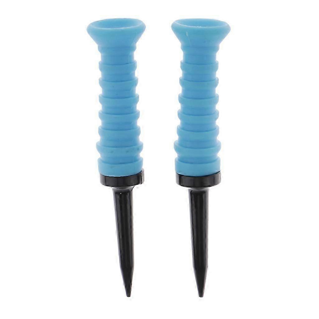 2er-Pack Golf-Tees aus Kunststoff – Professionelle 82-mm-Trainingstees – Verschiedene Farben