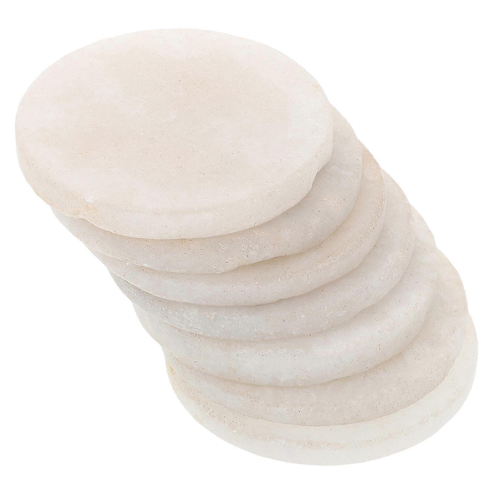 40 Pcs White Round Painting Stones Designed For Creativity Development Perfect For Crafts DIY Decoration Art Projects