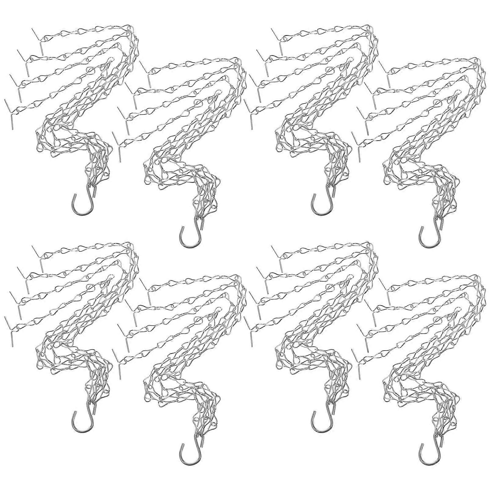 Replacement Hanging Chain For Planter 16.11X1.38X0.12In Sturdy Storage 16Pcs