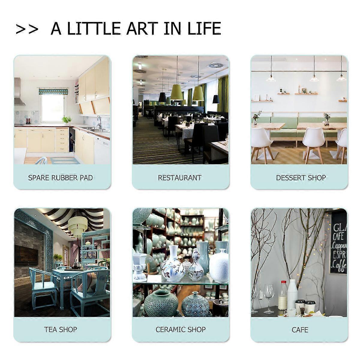 Porcelain Food Serving Tray with Double Handle Environmentally Friendly Smooth Edges White 8 Inches 1Set