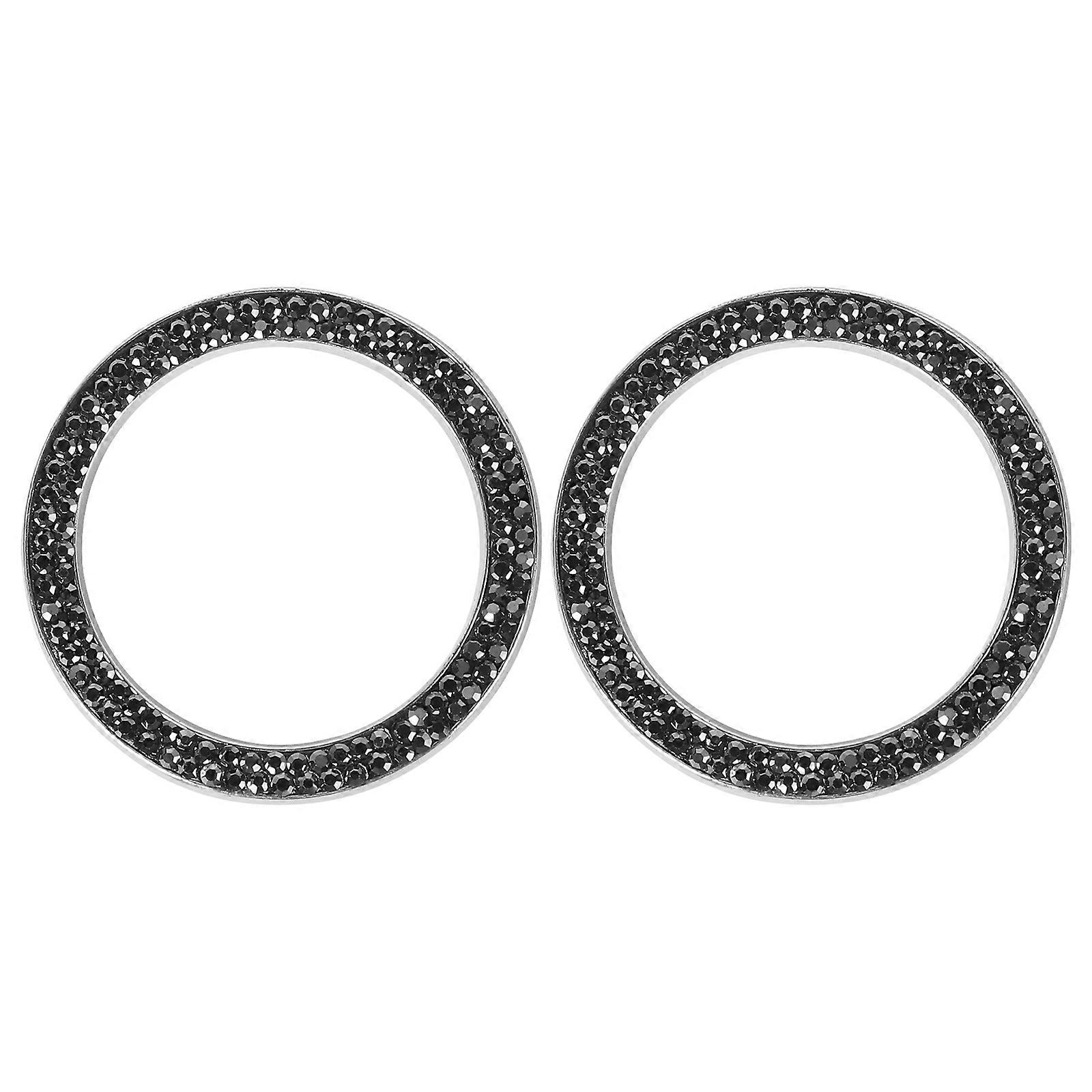 Bling Sticker for Car Engine Ring Decoration with 4Pcs Ignition Rings