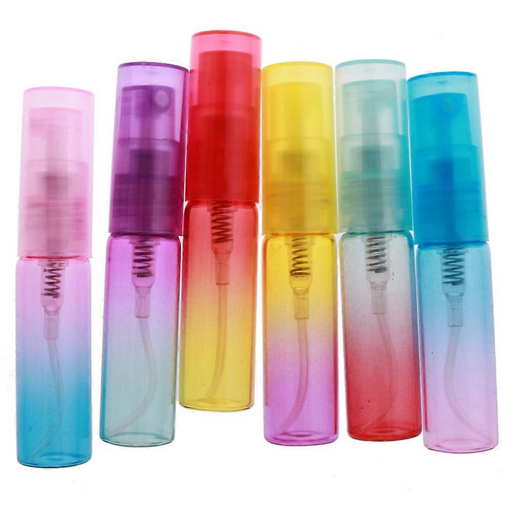 Sample Bottles Portable for Storage 24Pcs 4ml Glass Spray Bottles Gradient