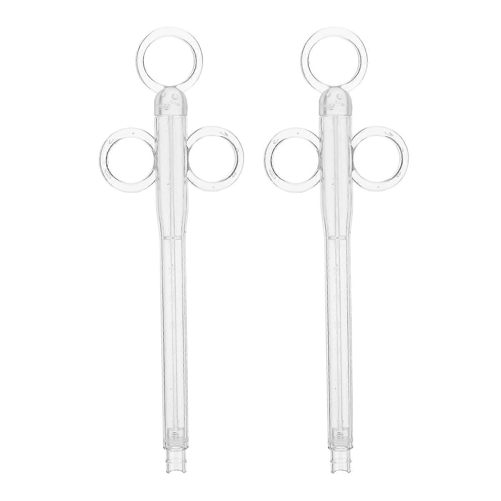Parakeet Feeder Baby Bird Feeding Syringe for Liquid Feeding 2Pcs