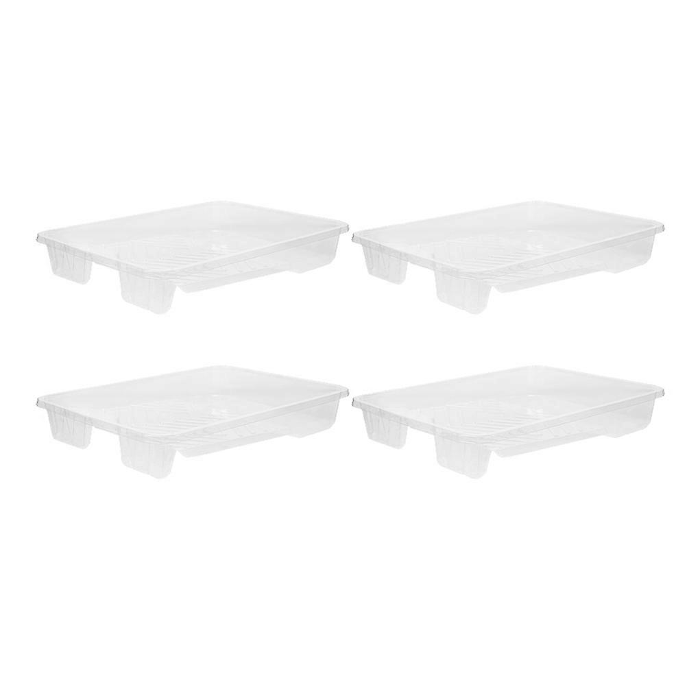Plastic Paint Tray for DIY Painting Projects with 8Pcs for Spill Prevention