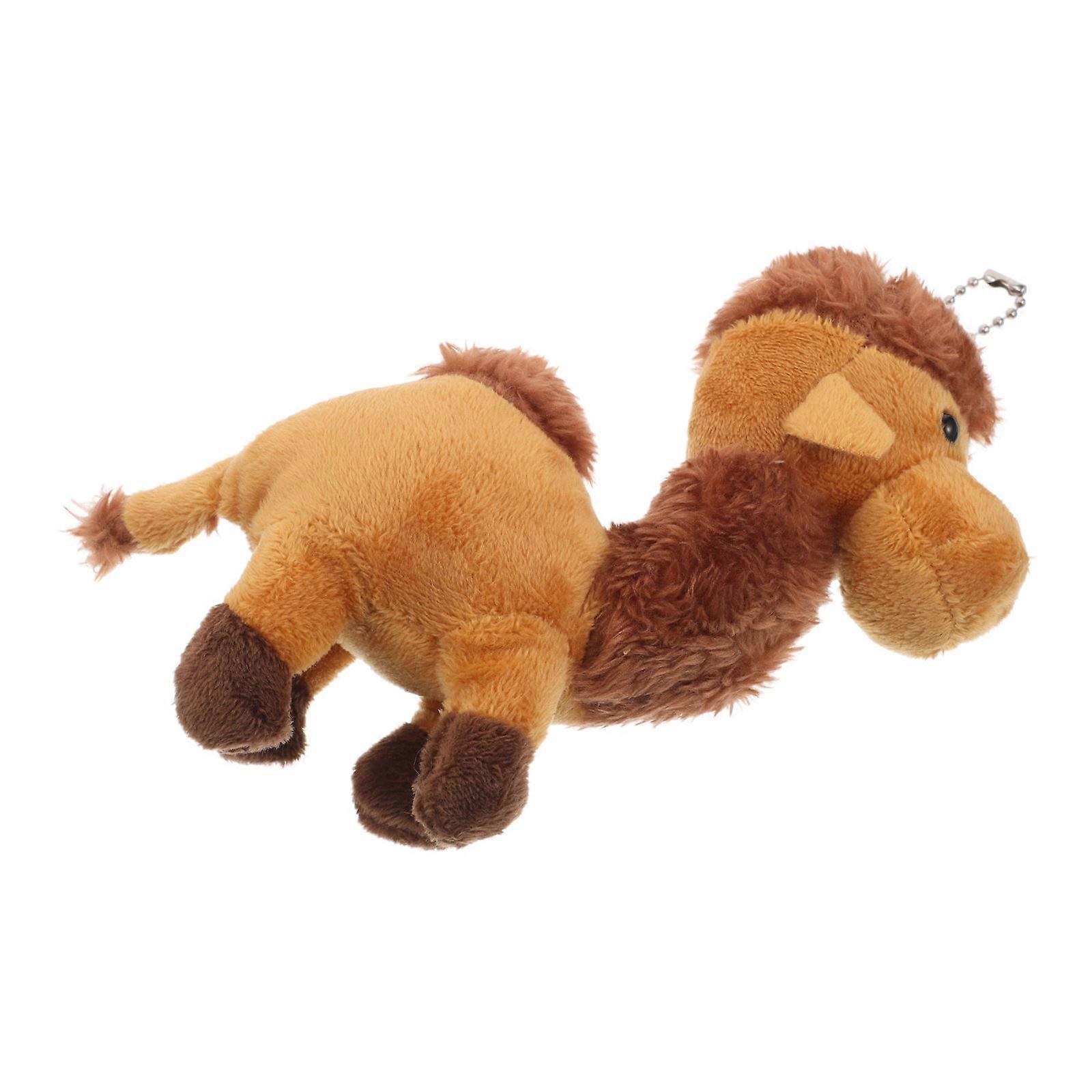 Camel Plush Keychain for Decor Soft Stuffed Animal for Bags