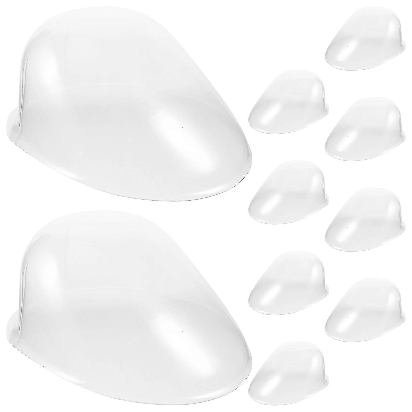 Plastic Hat Shaper for Peaked Cap Support with 20Pcs Transparent