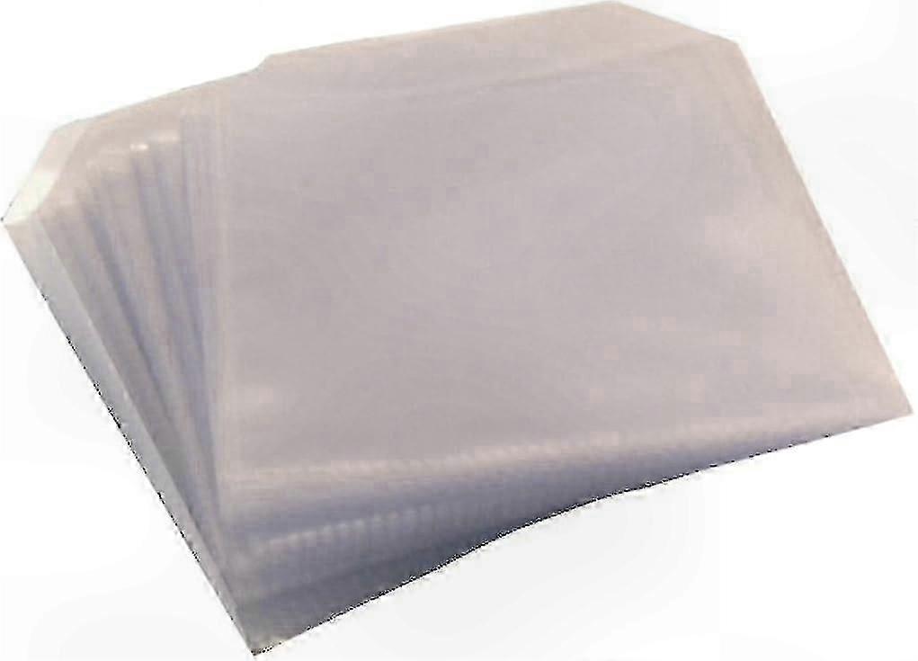 50-Pack Transparent DVD Storage Cases with 80 Micron Protective Sleeves