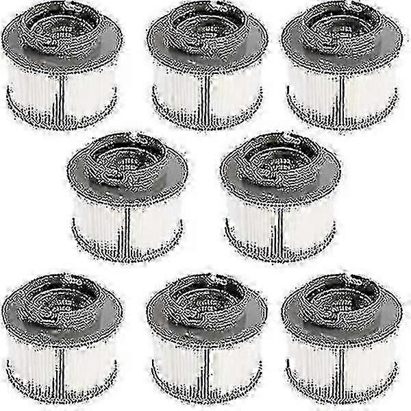 2024- Set of 8 replacement filters for the maintenance of your inflatable pool Mspa or jacuzzi Ruikalucky-xjw