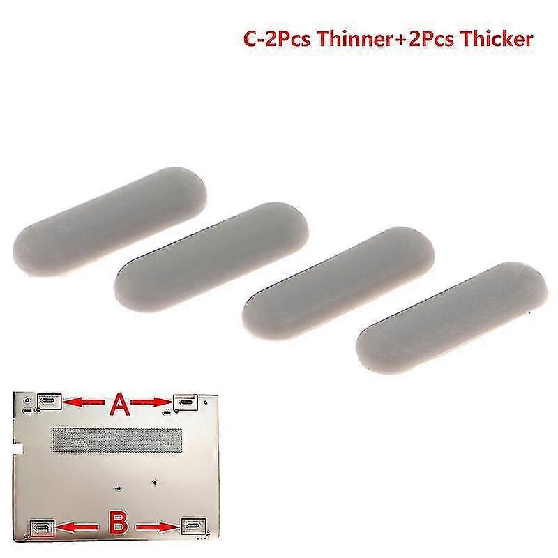 1 סט מחשב נייד גומי כרית רגל עבור hp 830 g5 נגד החלקה רגליים כיסוי בסיס תחתון