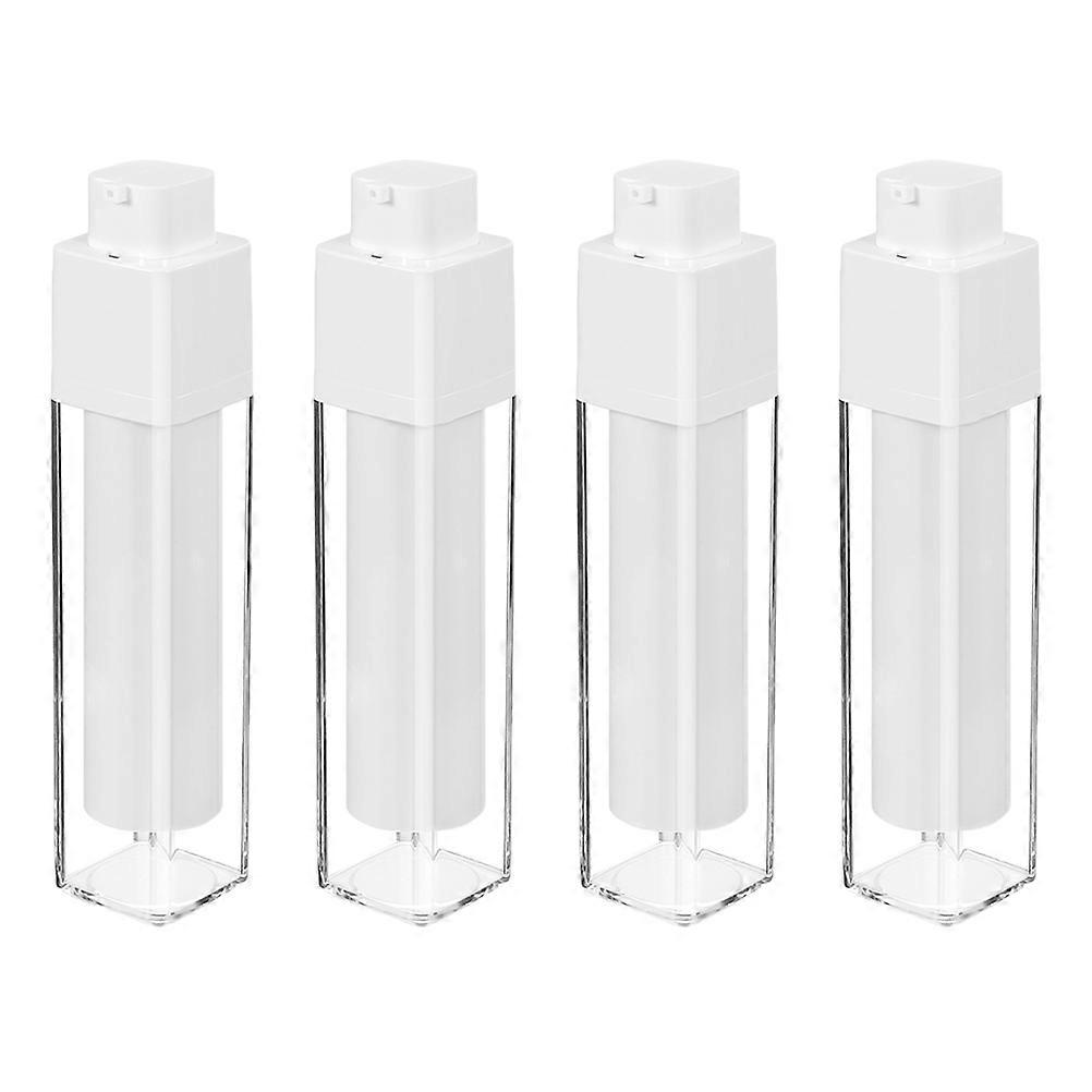 Plastic Airless Pump Bottles for Lotion Storage Refillable 16Pcs