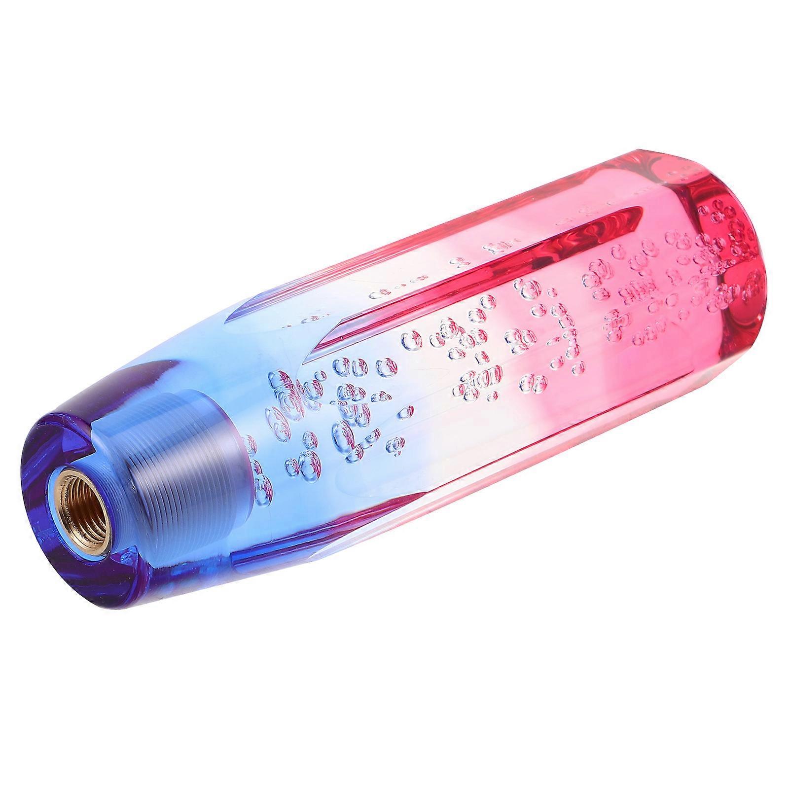 Universal Gear Shift Knob Manual Octagonal Crystal Bubble 2Pcs for Vehicles
