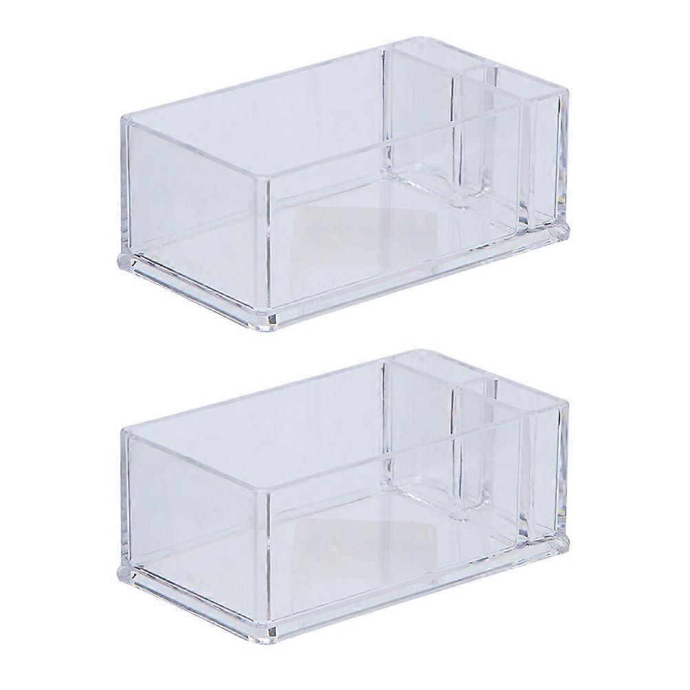 Acrylic Tissue Holder Transparent Napkin Case for Storage Use 2Pcs