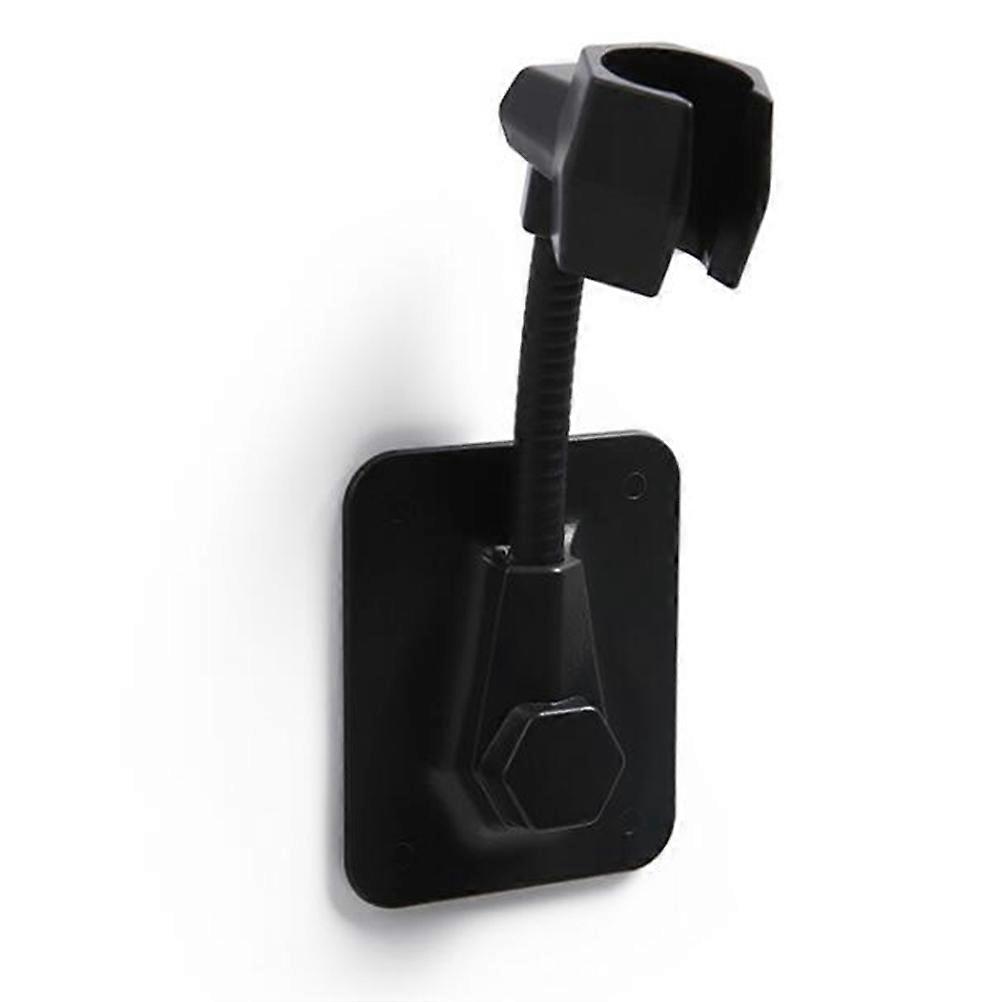Handheld Showerhead Holder Adjustable Bathroom Accessory Black 14x6CM 2Pcs