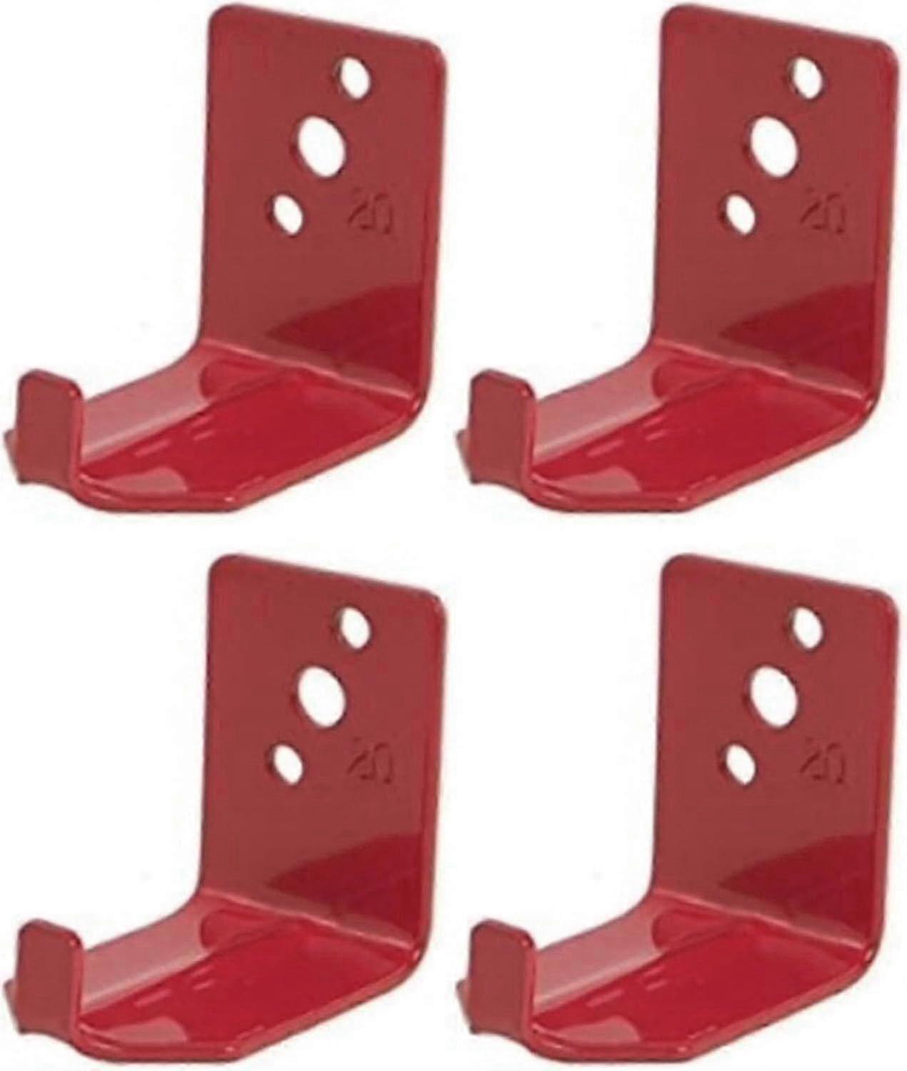 4Pcs Universal Fire Extinguisher Mount Hook Wall Bracket Holder for Extinguishers