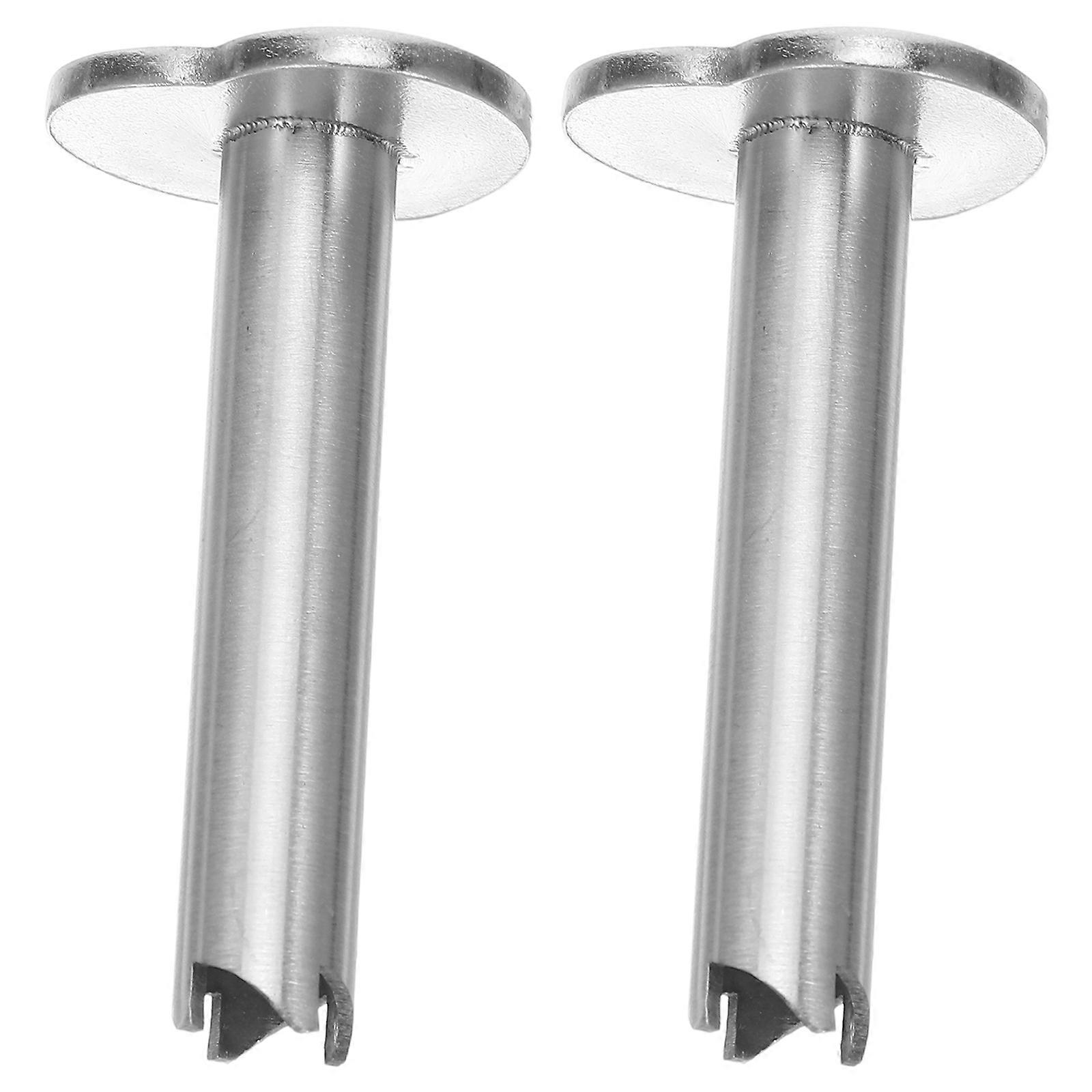 Coconut Opening Machine 2Pcs Portable Tool For Home Users And Outdoor Enthusiasts With Silver Design