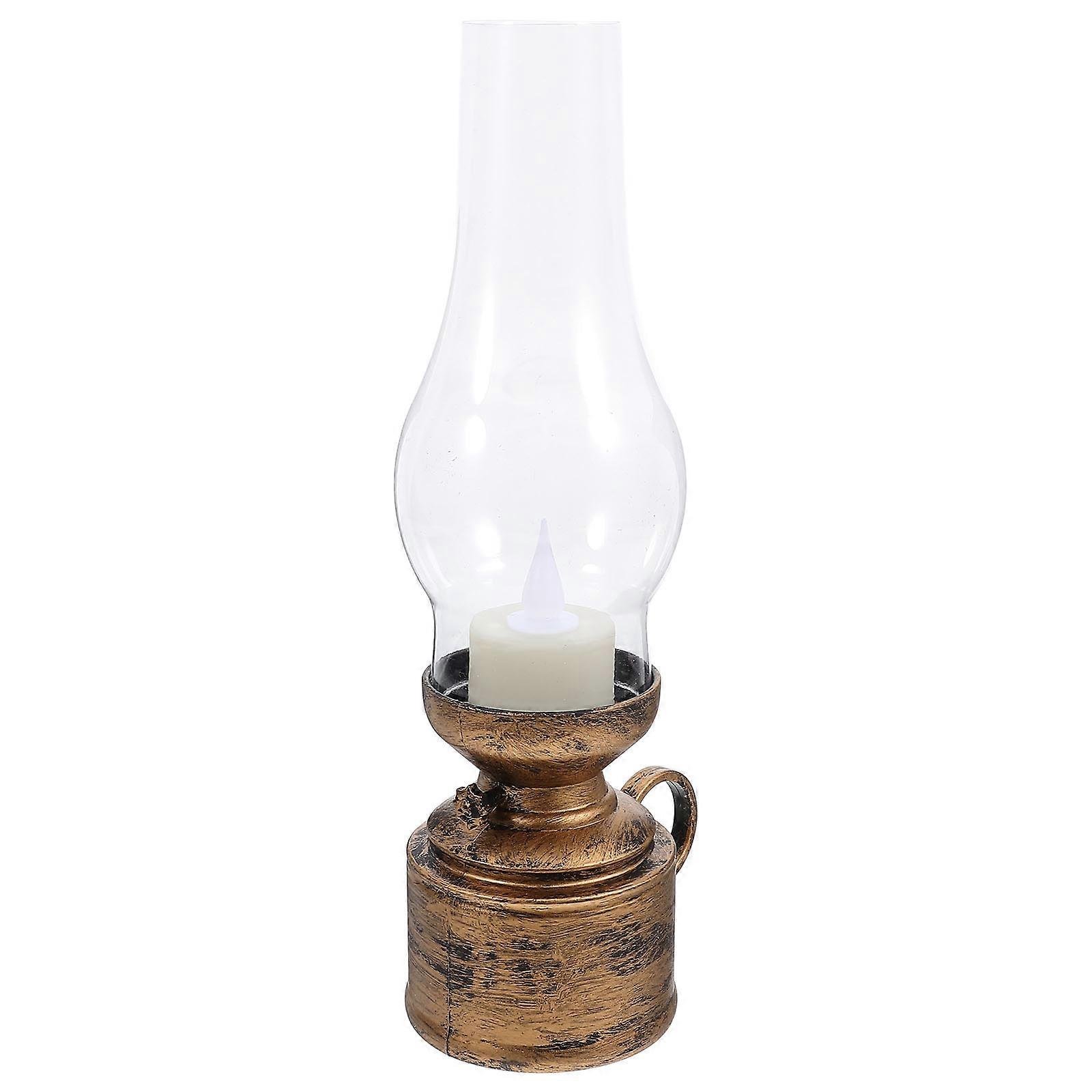 LED Kerosene Lamp Decorative Electronic Lamp for Decor 5Pcs Set