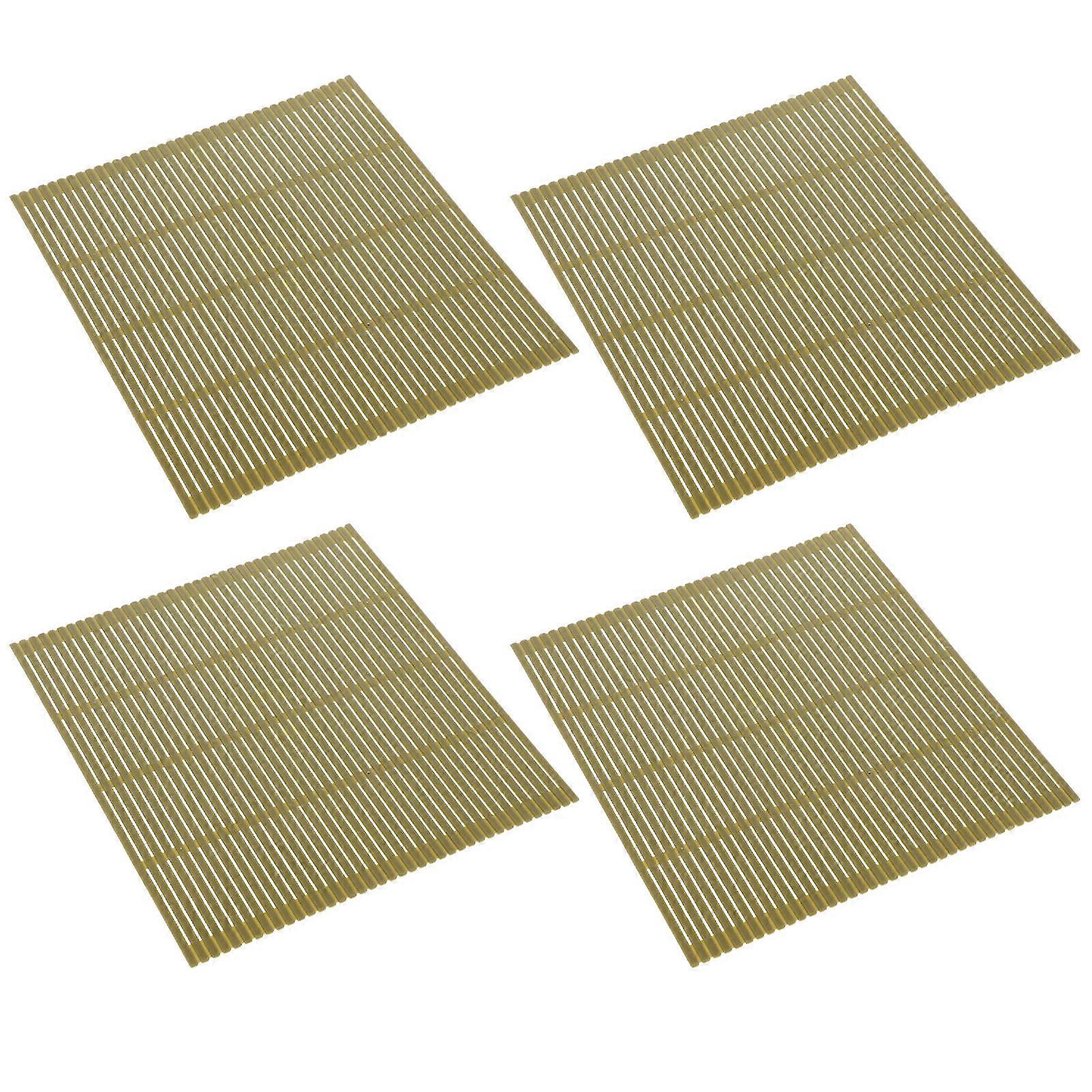 Sushi Roller Mat Olive Rolling Mat for Home Use 12Pcs